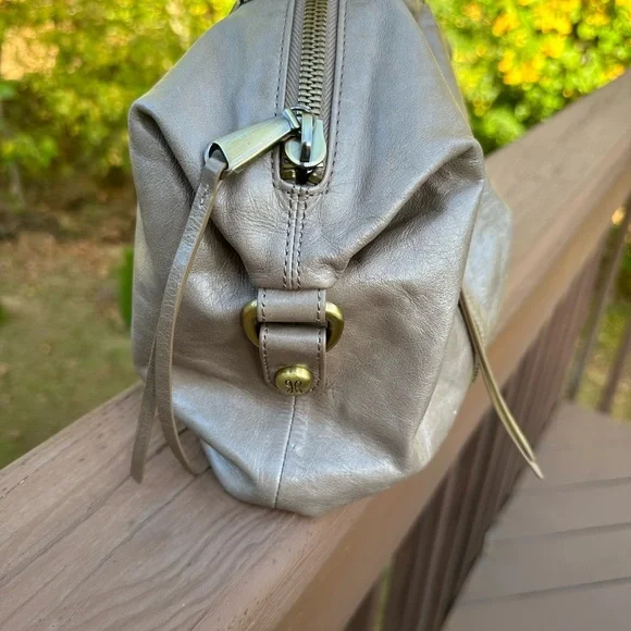 Hobo Derby Calfskin Leather Satchel